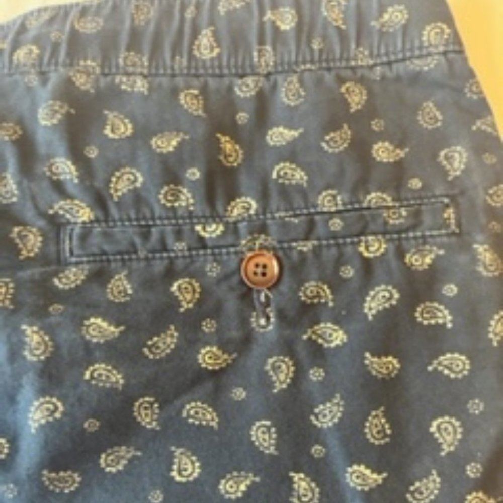Men's Abercrombie & Fitch Paisely Shorts Size Medium - Picture 3 of 10